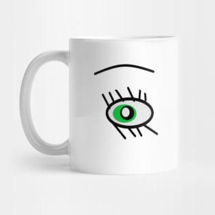 Green Eyes Mug